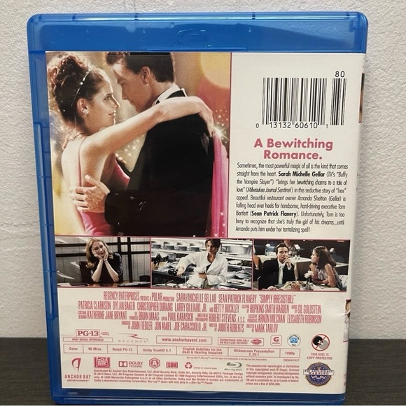 Simply Irresistible (Blu Ray, 1999) Sarah Michelle Gellar - Picture 2 of 7